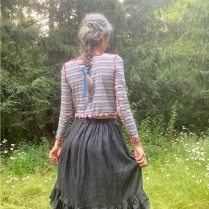 Olive Rose Studio Paige Longsleeve in Candy Stripe